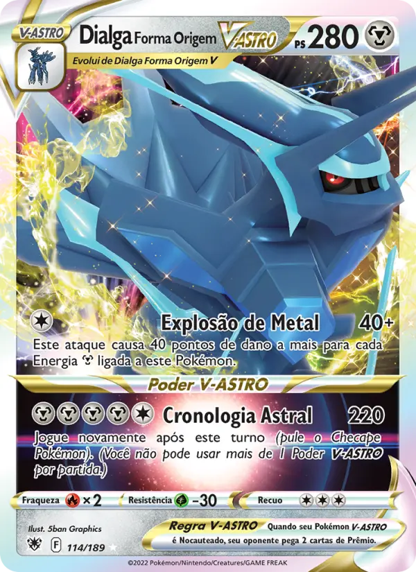 Dialga Forma Origem V-ASTRO – Pokémon TCG