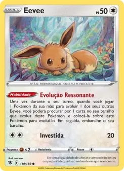 Eevee – Carta Pokémon TCG