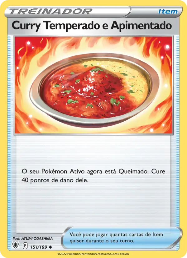 Curry Temperado e Apimentado – Pokémon TCG