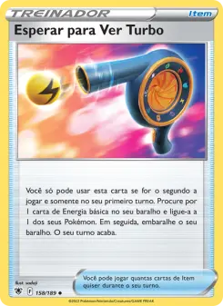 Esperar para Ver Turbo – Carta Pokémon TCG