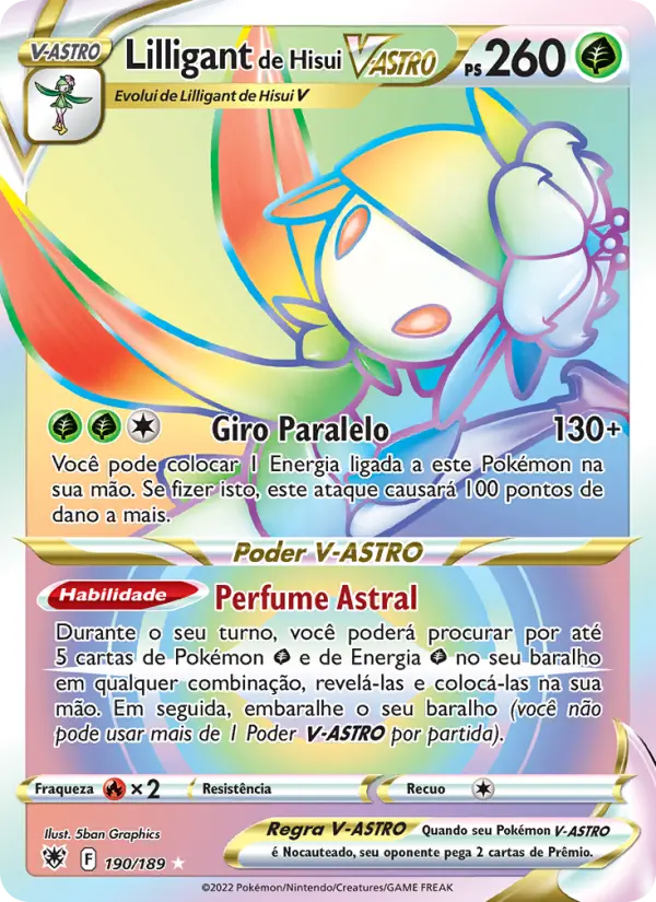 Lilligant de Hisui V-ASTRO – Pokémon TCG