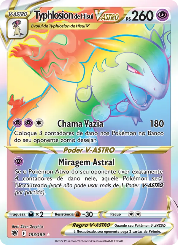Typhlosion de Hisui V-ASTRO – Pokémon TCG
