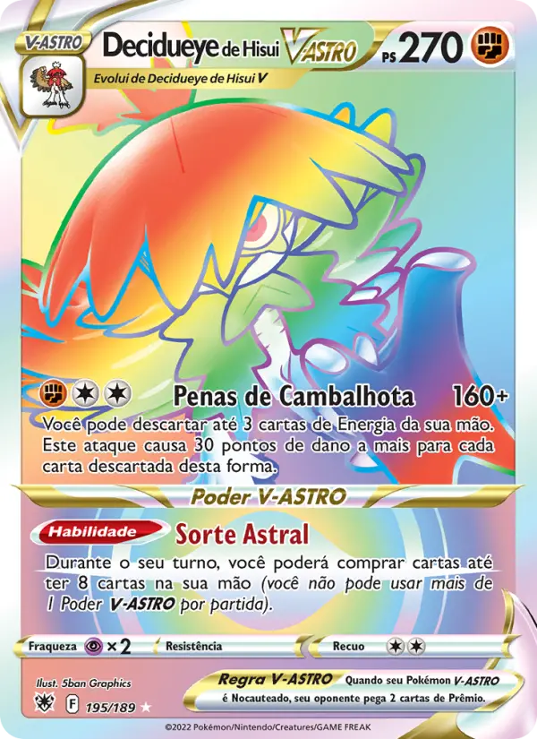 Decidueye de Hisui V-ASTRO – Pokémon TCG