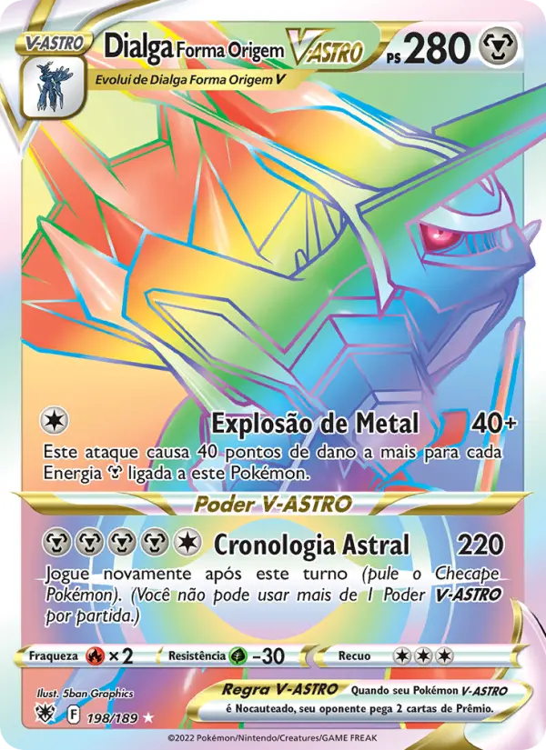 Dialga Forma Origem V-ASTRO – Pokémon TCG