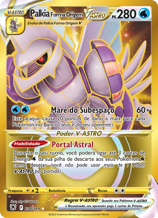 Palkia Forma Origem V-ASTRO – Pokémon TCG