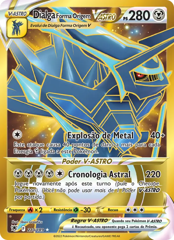 Dialga Forma Origem V-ASTRO – Pokémon TCG