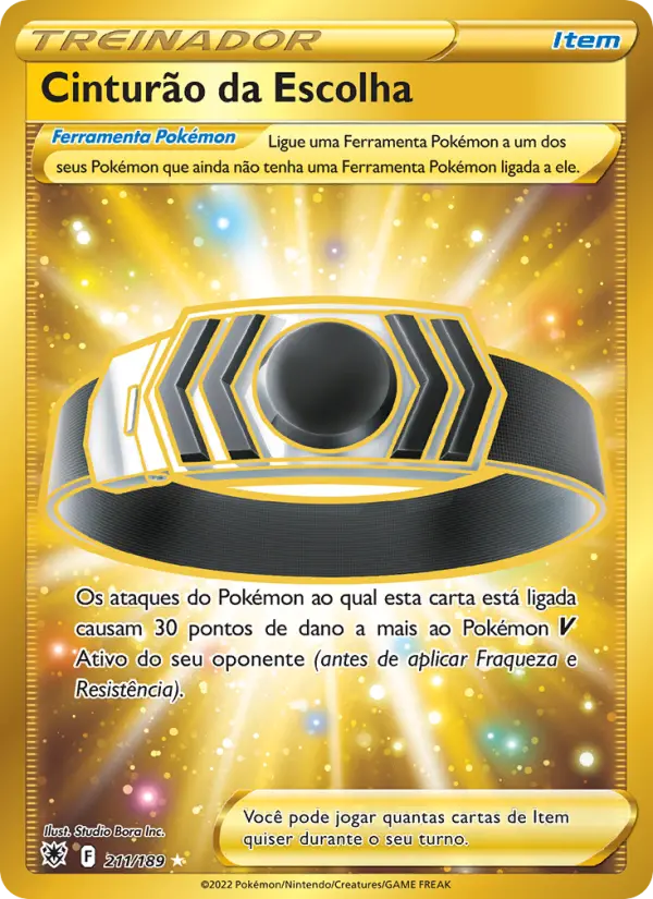 Cinturão da Escolha – Pokémon TCG