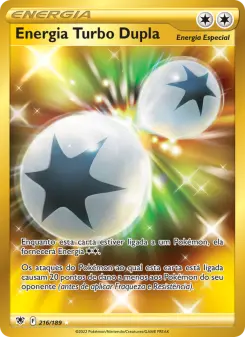Energia Turbo Dupla – Carta Pokémon TCG