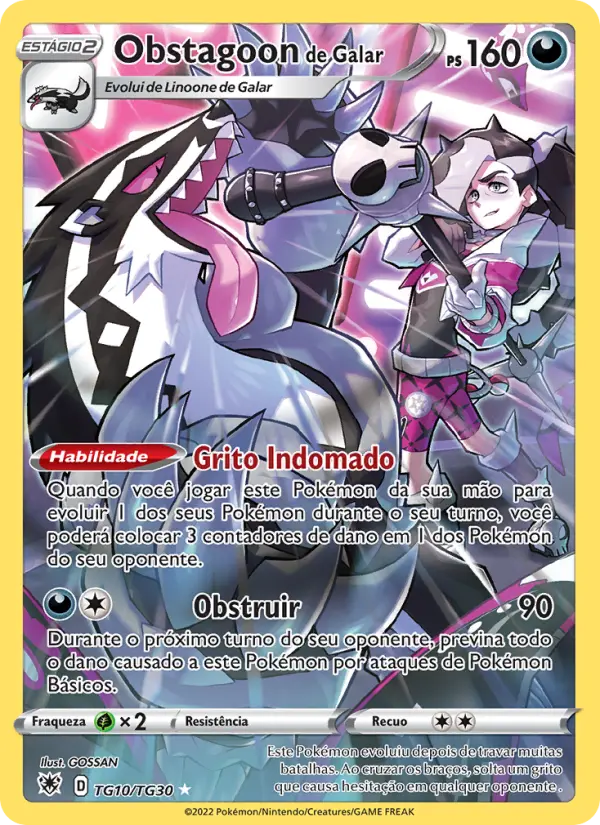 Obstagoon de Galar – Pokémon TCG