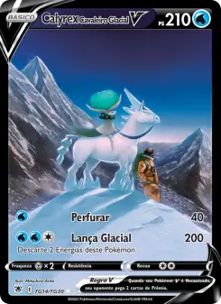 Calyrex Cavaleiro Glacial V – Carta Pokémon TCG