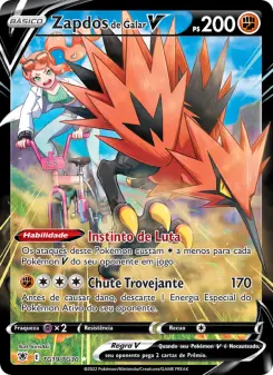 Zapdos de Galar V – Carta Pokémon TCG