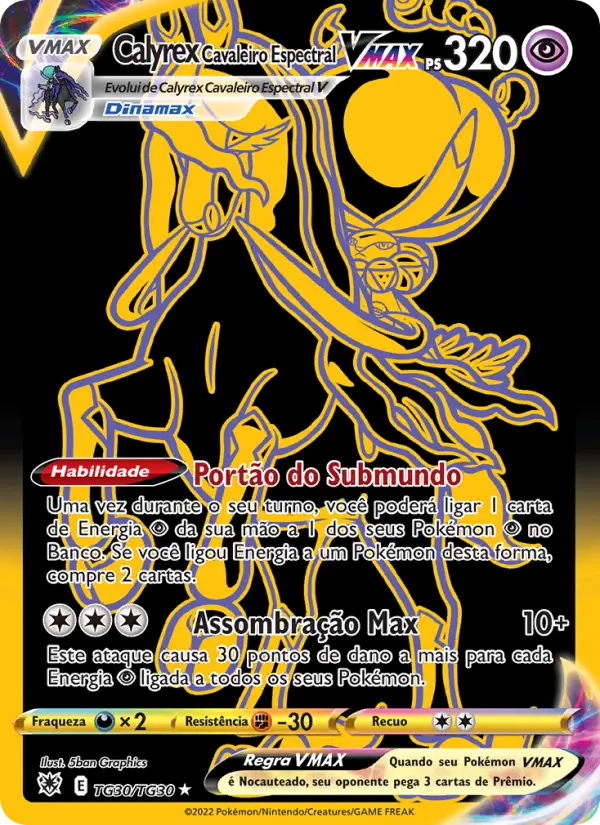 Calyrex Cavaleiro Espectral VMAX – Pokémon TCG