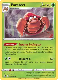 Parasect – Carta Pokémon TCG