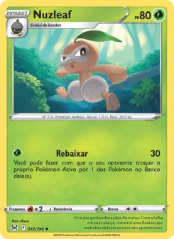 Nuzleaf – Carta Pokémon TCG