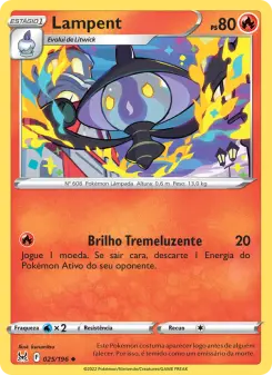 Lampent – Carta Pokémon TCG