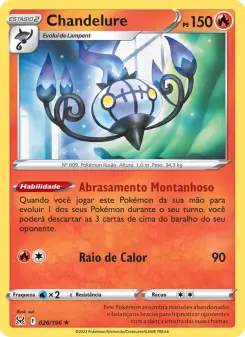 Chandelure – Carta Pokémon TCG