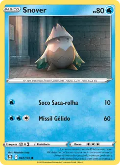 Snover – Carta Pokémon TCG