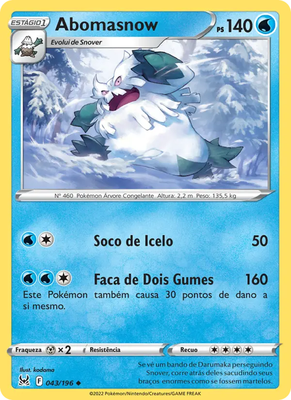 Abomasnow – Pokémon TCG
