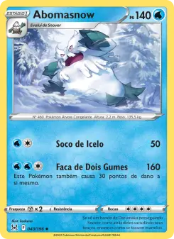 Abomasnow – Carta Pokémon TCG