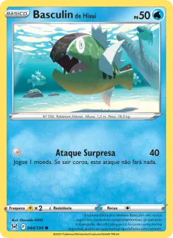 Basculin de Hisui – Carta Pokémon TCG