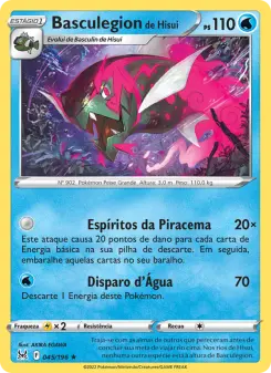 Basculegion de Hisui – Carta Pokémon TCG