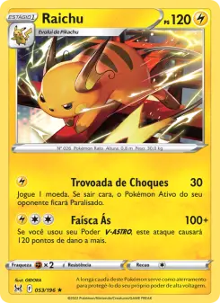 Raichu – Carta Pokémon TCG
