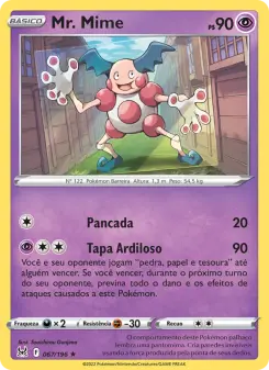Mr. Mime – Carta Pokémon TCG