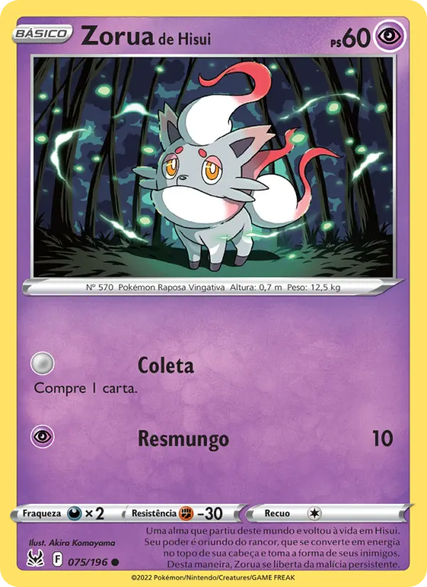 Zorua de Hisui – Pokémon TCG