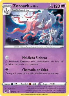 Zoroark de Hisui – Carta Pokémon TCG