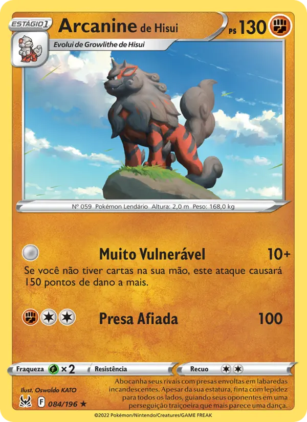 Arcanine de Hisui – Pokémon TCG