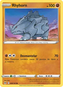 Rhyhorn – Carta Pokémon TCG