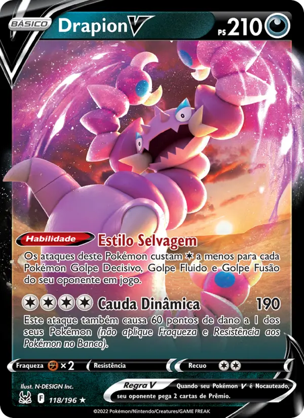 Drapion V – Pokémon TCG