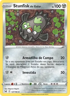 Stunfisk de Galar – Carta Pokémon TCG