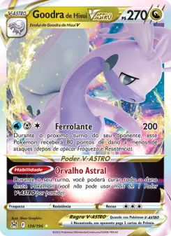 Goodra de Hisui V-ASTRO – Carta Pokémon TCG
