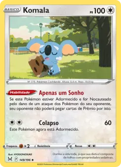 Komala – Carta Pokémon TCG