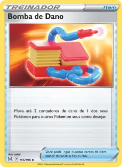 Bomba de Dano – Carta Pokémon TCG