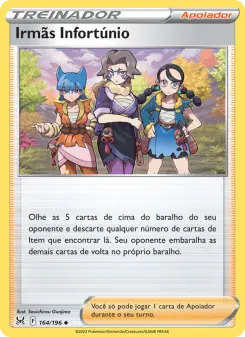 Irmãs Infortúnio – Carta Pokémon TCG