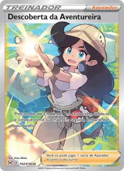 Descoberta da Aventureira – Carta Pokémon TCG