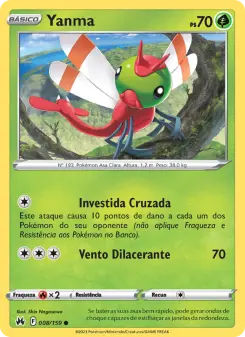 Yanma – Carta Pokémon TCG