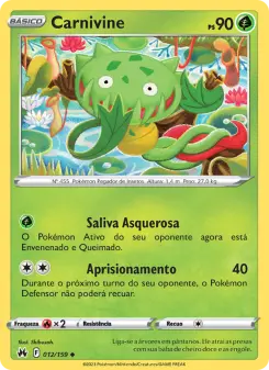 Carnivine – Carta Pokémon TCG
