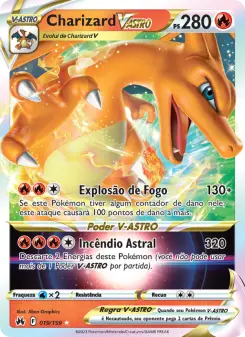 Charizard V-ASTRO – Carta Pokémon TCG
