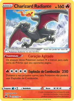 Charizard Radiante – Carta Pokémon TCG