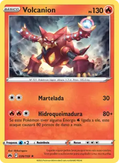 Volcanion – Carta Pokémon TCG