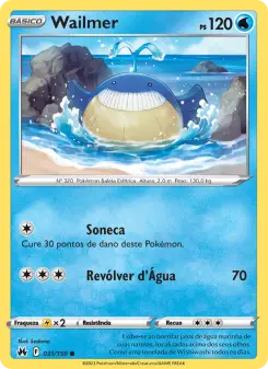 Wailmer – Carta Pokémon TCG