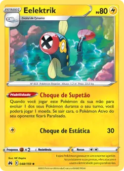 Eelektrik – Carta Pokémon TCG