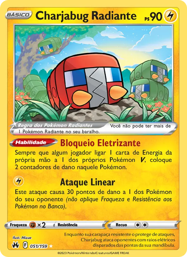 Charjabug Radiante – Pokémon TCG