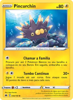 Pincurchin – Carta Pokémon TCG