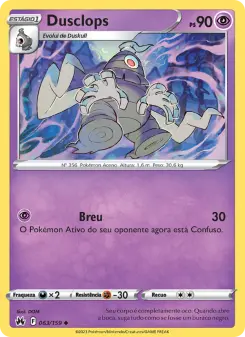 Dusclops – Carta Pokémon TCG