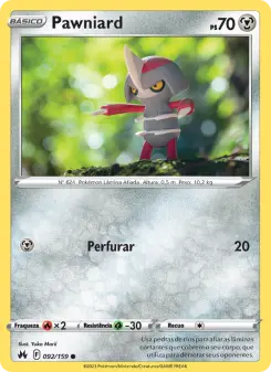 Pawniard – Carta Pokémon TCG