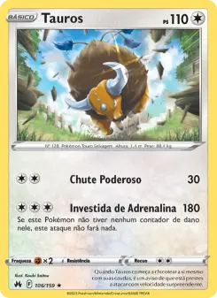 Tauros – Carta Pokémon TCG